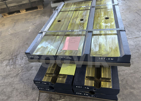 Martensitischer Stahl mit Keramik-Einsatz-Blowbar, bei der Zerkleinerung von Beton, Asphalt und Naturstein verwendet