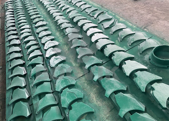 Gute Verschleißfestigkeit Cr27% VSI Teile Unterverschleißplatte B96334141A für VSI-Crusher